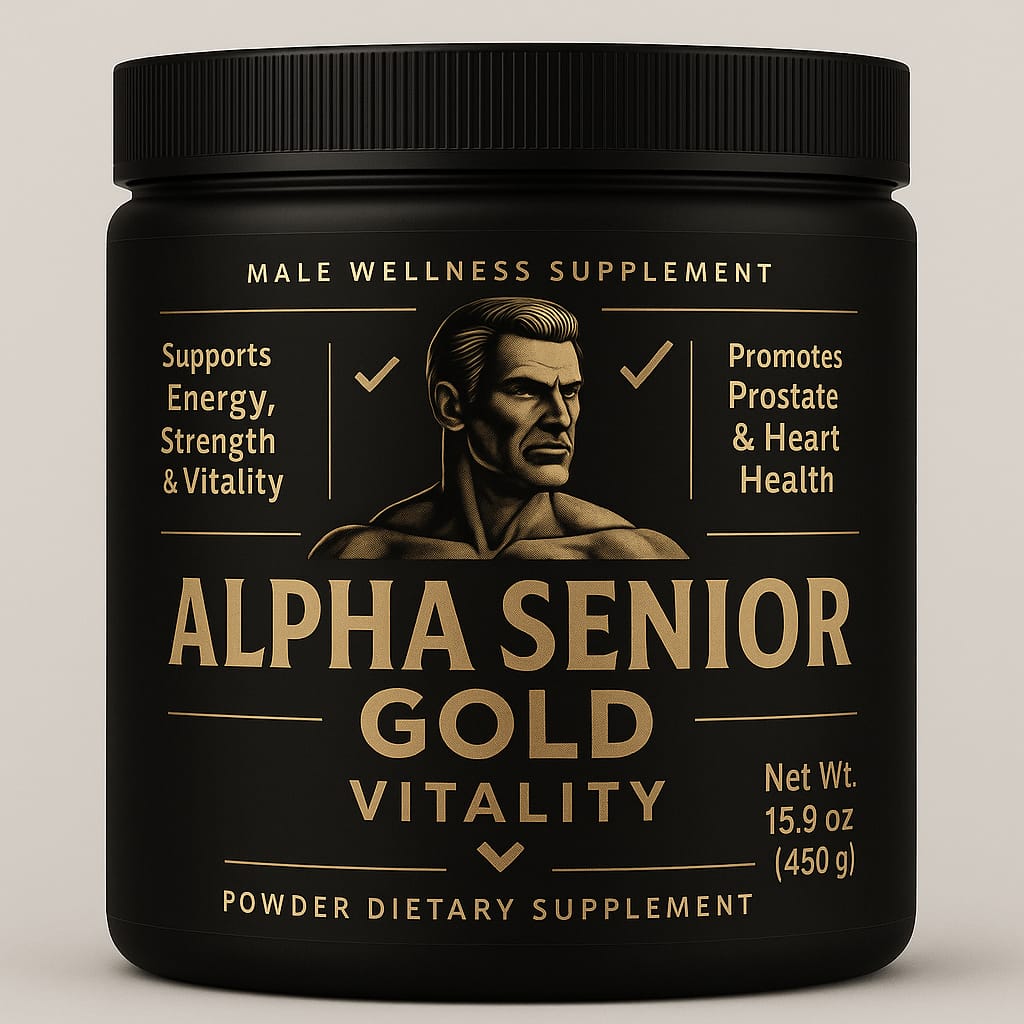 Alpha Men Wellness Gold Powder – Ayurvedic Shakti & Stamina Booster for Men (240gm)