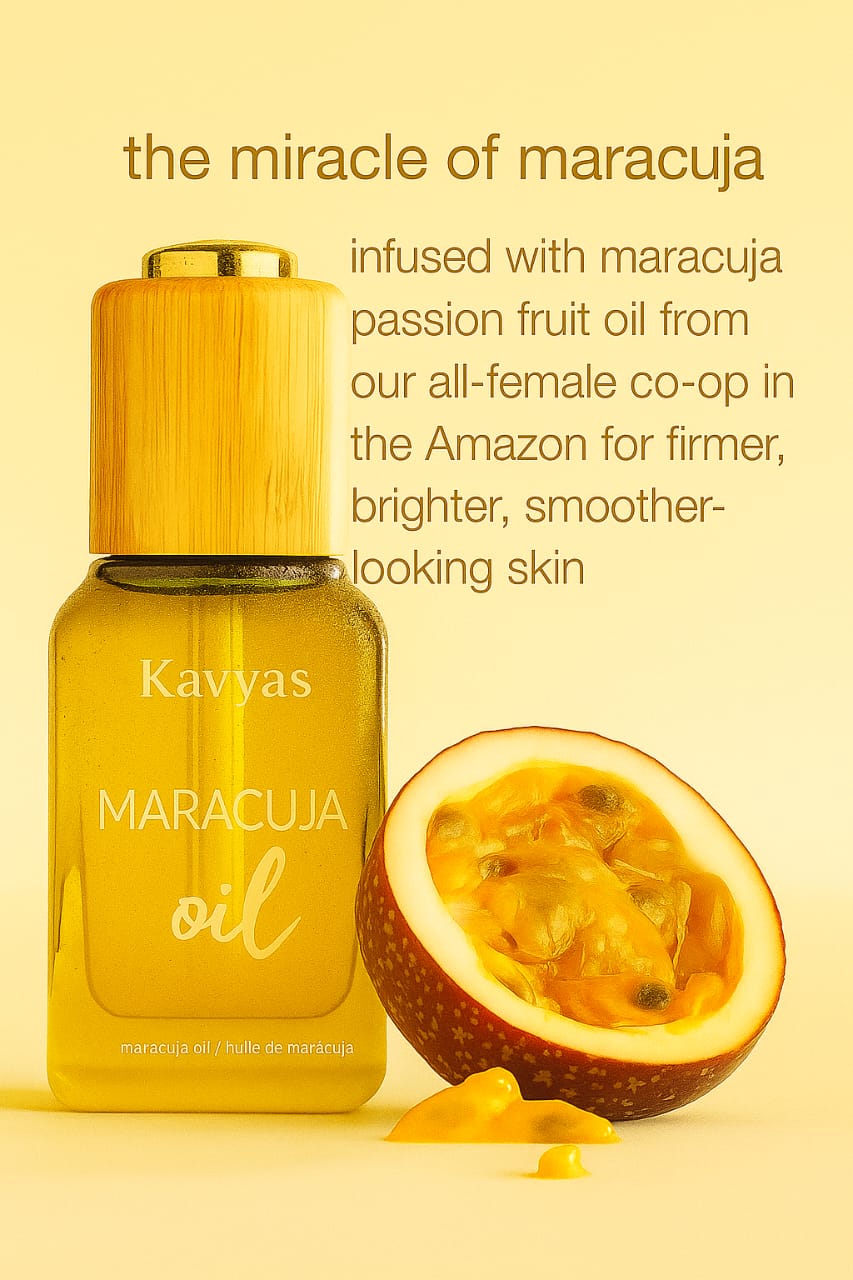Maracuja Oil – Cold-Pressed Passion Fruit Seed Oil for Skin & Hair (30ml)