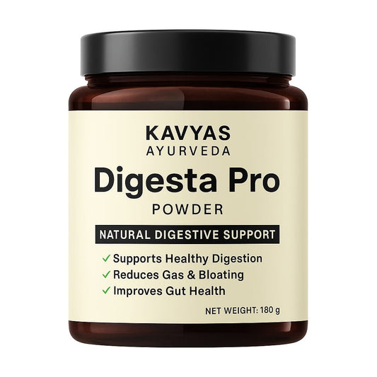 Digesta Pro Powder by Kavyas Ayurveda – Ayurvedic Digestive & Acidity Relief Formula (250gm)